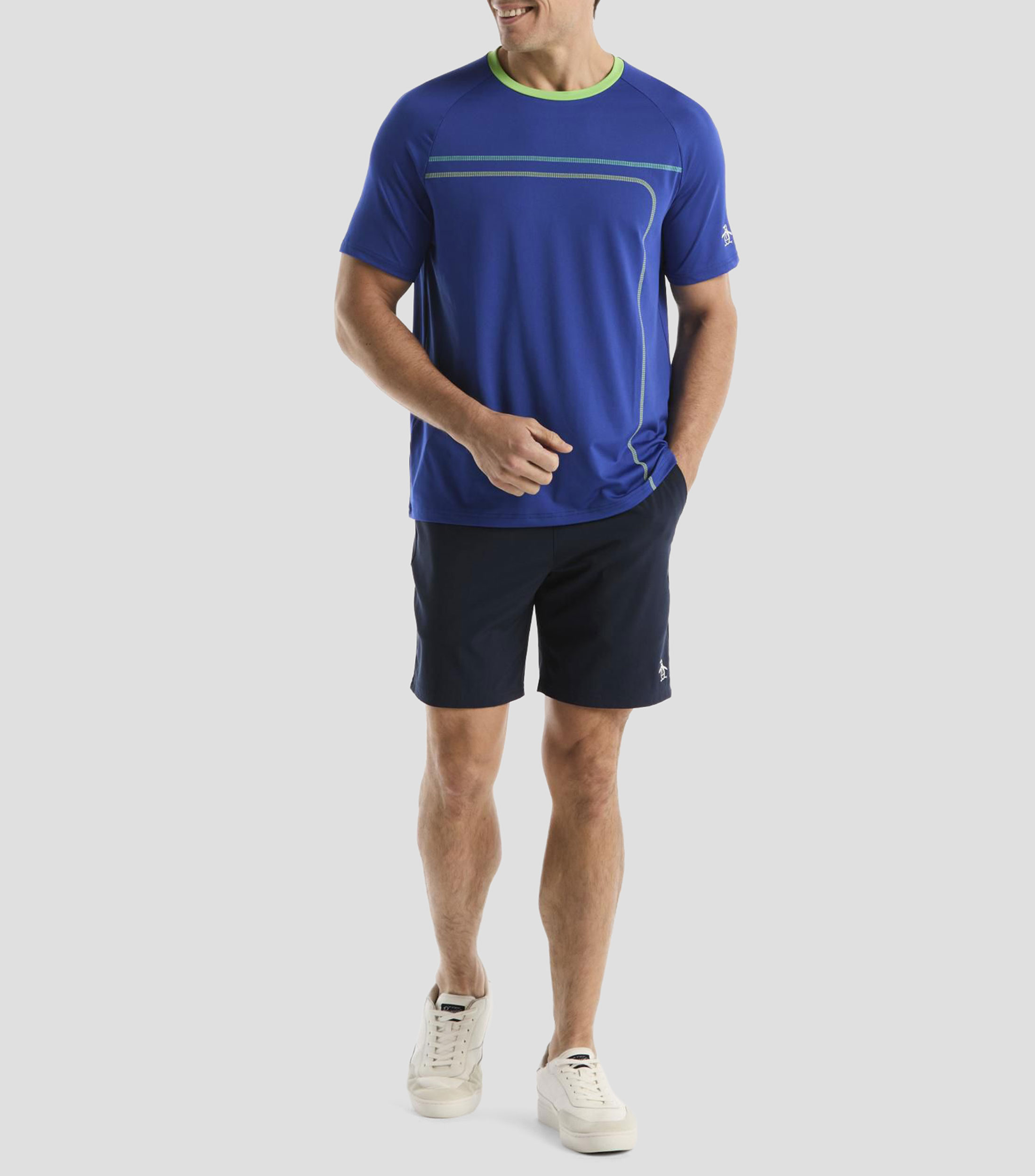 Playera para Pádel cuello redondo manga corta fantasía Hombre